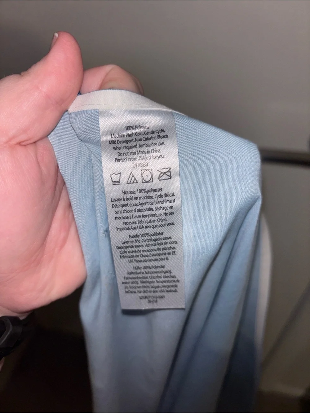 Police Light Blue and White Shirt - Police Brand